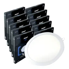 Kit10 Painel Plafon Led Embutir Smart 24w Redondo Neo Avant 110v/220v Foto mini 1