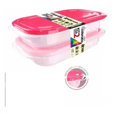 Kit2 Potes 460ml Degrade Alimentos Micro Foto mini 2