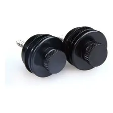 Kit2 Trava Correia Violao Roldana Correia Guitarra Straplock Cor Metal Preto Foto mini 4