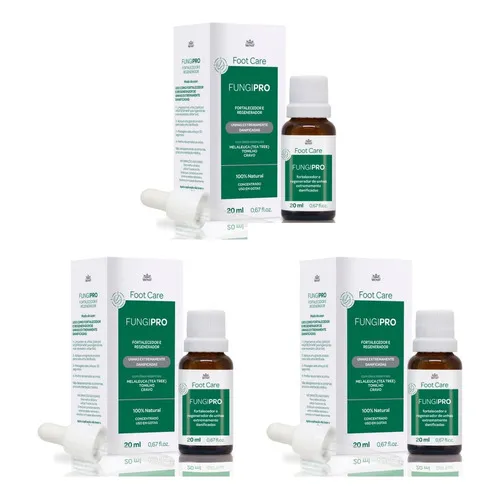 Kit3 Fungipro Footcare Fortalecedor Regenerador De Unhas Wnf Foto 1