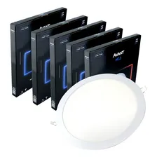 Kit5 Painel Plafon Led Embutir Smart 24w Redondo Neo Avant 110v/220v Foto mini 1