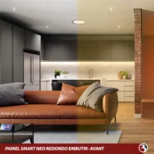 Kit5 Painel Plafon Led Embutir Smart 24w Redondo Neo Avant 110v/220v Foto mini 2