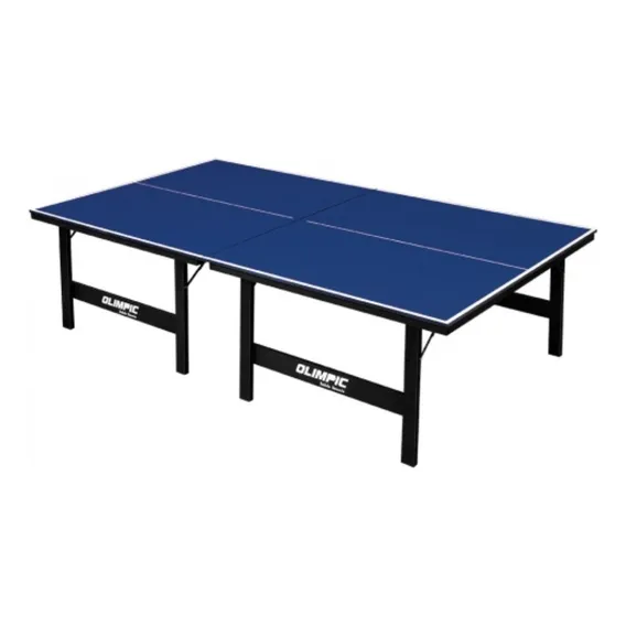 Klopf 1013 Olimpic Cor Azul Mesa De Ping Pong Fabricada Em MDP Foto 1