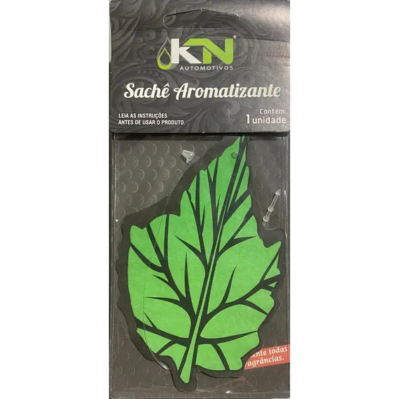 KN Automotivos sache cheirinho para carro aromatizante verde-escuro Foto 1
