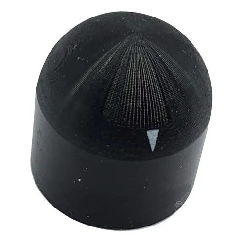 Knob Aluminio Preto Guitarra Baixo 1 Unidade Kal Foto 1