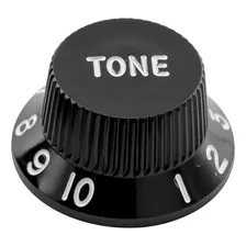 Knob Avulso Para Guitarra Stratocaster Preto Botões Tone Foto  mini 1