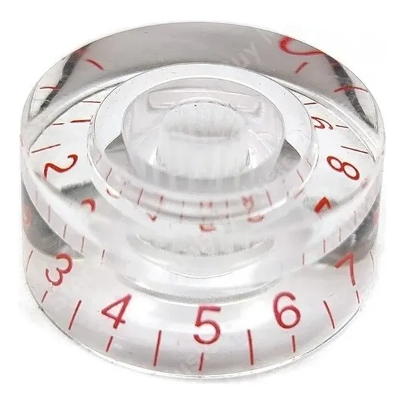 Knob Guitarra E Baixo Transparente Tipo Lespaul Foto 1