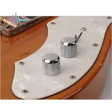 Knob Metal Guitarra Baixo Com Parafuso Cor Cromado Foto mini 4