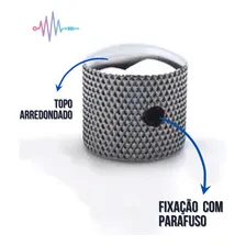 Knob Metal Guitarra Baixo Com Parafuso Cor Cromado Foto mini  2