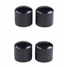 Knob Metal Para Guitarra Baixo Preto Pressão Kit Com 4 Foto  mini 1