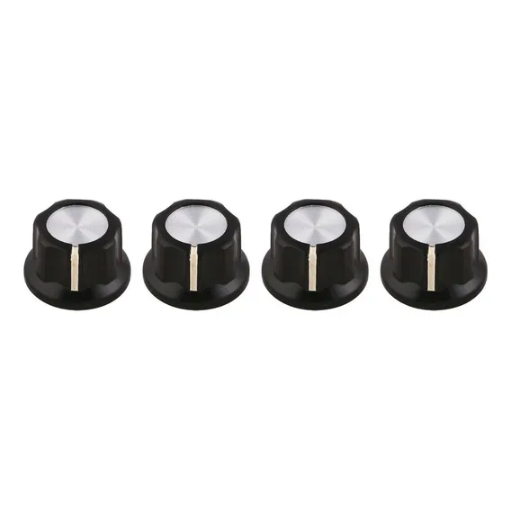 Knobs Para Guitarra Andaluz Preto Kn010-02 4 Unidades Foto 1