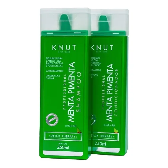 Knut Menta Pimenta Kit Shampoo + Condicionador Foto 1