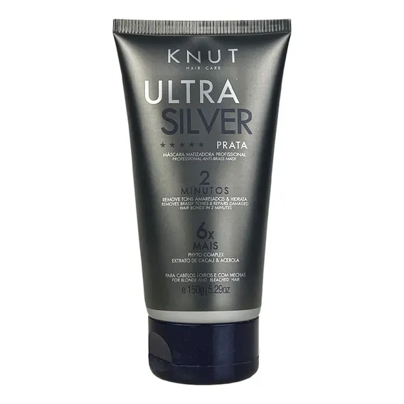 Knut Ultra Silver Máscara 150g - Prata Foto 1