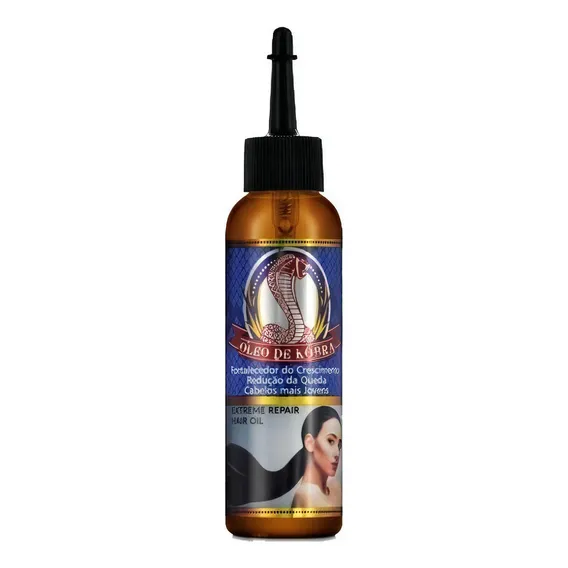 Kobra Óleo Nanovin A Óleo De Cobra Crescimento Capilar 60ml Foto 1