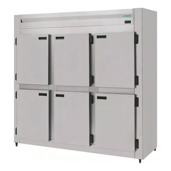 Kofisa KMCP129 mini cámara fria industrial inox 6 portas 1290L Foto 1
