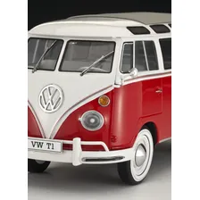 Kombi Volkswagen T1 Samba Bus Plastimodelismo Revell 67399 Foto mini 4