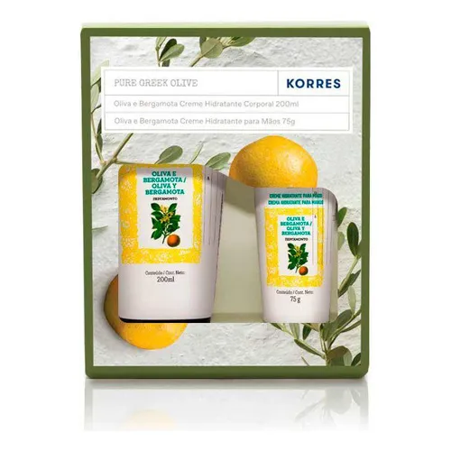 Korres Kit Greek Olive Hidrat. Corpo 200ml E Hidrat. Mãos Foto 1