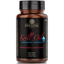 Krill Oil - 60 Cápsulas - Essential Nutrition, Sabor Natural Foto mini 2