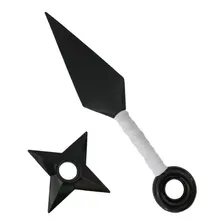 Kunai + Bandana Naruto + Shuriken +colar Tsunade Kit Premium Foto mini 1
