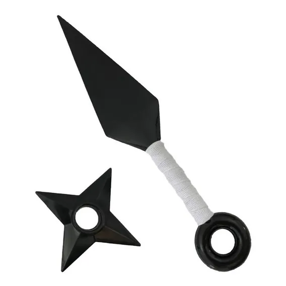 Kunai + Bandana Naruto + Shuriken +colar Tsunade Kit Premium Foto 1