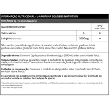L-Arginina 500g Soldiers Nutrition Foto mini 2
