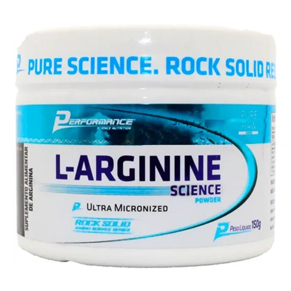 L -arginine Science 150g ( Arginina Pura ) - Performance Sabor Sem sabor Foto 1