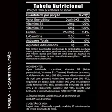 L Carnitina Liquida 2300 + Cromo 480ml Limão Foto mini 4