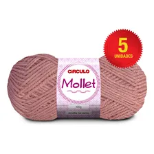Lã Mollet 100g Circulo - 5 Unidades Cor 3286 Figo Foto mini 1
