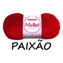 Lã Mollet Circulo 100 Gramas Circulo Crochê Tricô Cor Paixão Foto mini  2