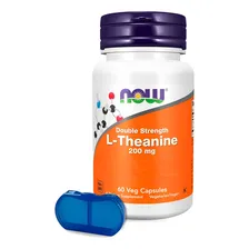 L-teanina 200mg Now Foods L-theanine 60 Veg Cáps Sabor N/a Foto  mini 1