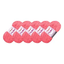 Lã Mollet Circulo 100 Gramas Circulo Crochê Tricô Cor Cupido Foto mini  3