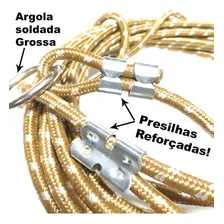 Laço Americano Corda Firme Rígida Boi, Cavalo, Argola - 10mt Dourado Foto mini 2
