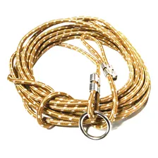 Laço Americano Corda Firme Rígida Boi, Cavalo, Argola - 10mt Dourado Foto mini 1