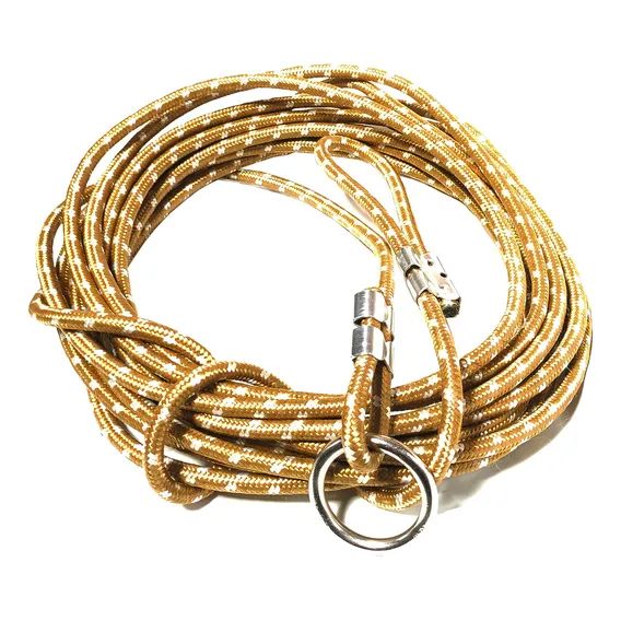 Laço Americano Corda Firme Rígida Boi, Cavalo, Argola - 10mt Dourado Foto 1
