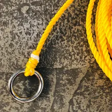 Laço Americano Torcido 18mts Cordaville Amarelo Foto mini 4