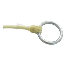 Laço Corda 10m Chumbado Profissional Cordaville Boi Cavalo Cor Branco Foto mini 2