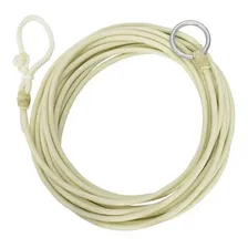 Laço Corda 10m Chumbado Profissional Cordaville Boi Cavalo Cor Branco Foto mini 1