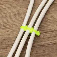 Laços de nylon multiuso verdes fluorescentes multicoloridos Foto mini 4