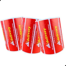 Lacre Delivery Para Ifood - 5 Rolos Cor Vermelho Foto mini 4