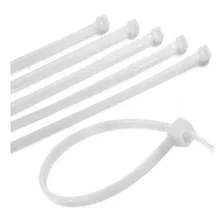 Lacre Nylon Abraçadeira Plástica Tairap 3,6mm X 20cm Branco Foto mini 2