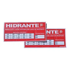 Lacre Para Abrigo De Mangueira De IncĂȘndio Kit 100 7x14,5cm Foto mini 3