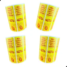 Lacre Para Delivery Caixa De Pizza - Milheiro Cor Amarelo Foto mini 4