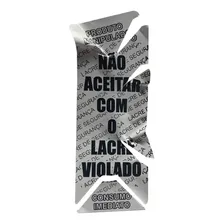 Lacre Para Embalagem Pizza Comida Delivery 1000 Unid Cor Preto Foto mini 4