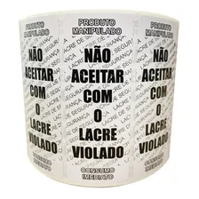 Lacre Para Embalagem Pizza Comida Delivery 1000 Unid Cor Preto Foto  mini 1