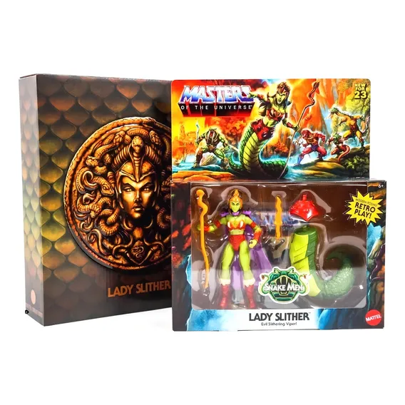 Lady Slither - Mattel Creations - Nova - Motu - He-man Foto 1