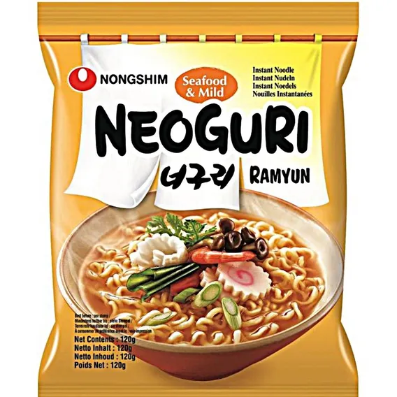 Lámen Coreano Miojo Neoguri Frutos Do Mar Levemente Picante Foto 1