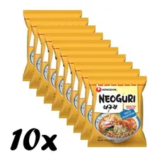 Lamen Coreano Neoguri Suave Miojo Macarrão Instantâneo 10x Foto mini 1
