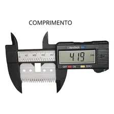 Lamina Cortante De Cerâmica 3f 4f 5f 7f 10 30 P/ Lamina Oster A6 Lamina Andis Agc2 Lamina Wahl Km2 Km5 18 Dentes - Gruum Foto mini  3