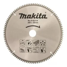Lamina De Serra Makita Tct 260mmx30mm 100 Dentes Foto  mini 1