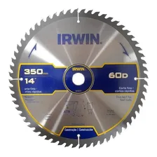 Lamina Disco Serra Circular 14 350mm 60d Corte Rápido Irwin Cor Prateado Foto mini 2